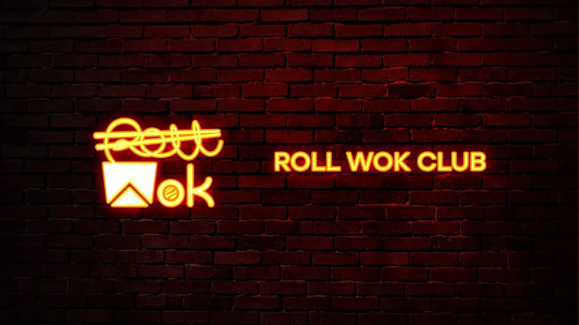 Разработка интерьерной вывески суши-бара «Roll Wok Club» в Пестово
