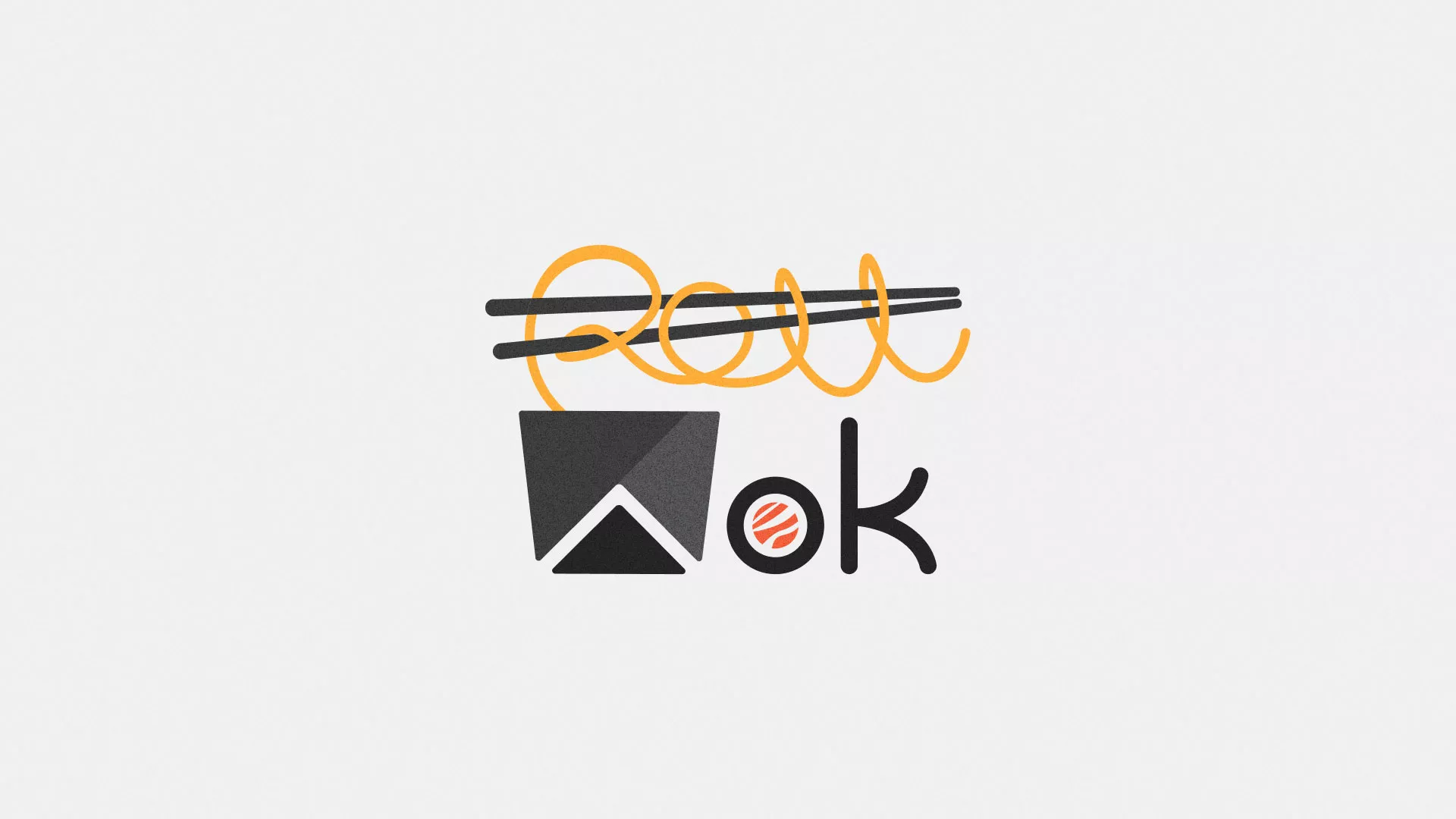 Разработка логотипа в Пестово для суши-бара «Roll Wok Club» Разработка логотипа в Пестово для суши-бара «Roll Wok Club»